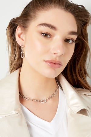 Chunky necklace - Gold Color Stainless Steel h5 Picture2